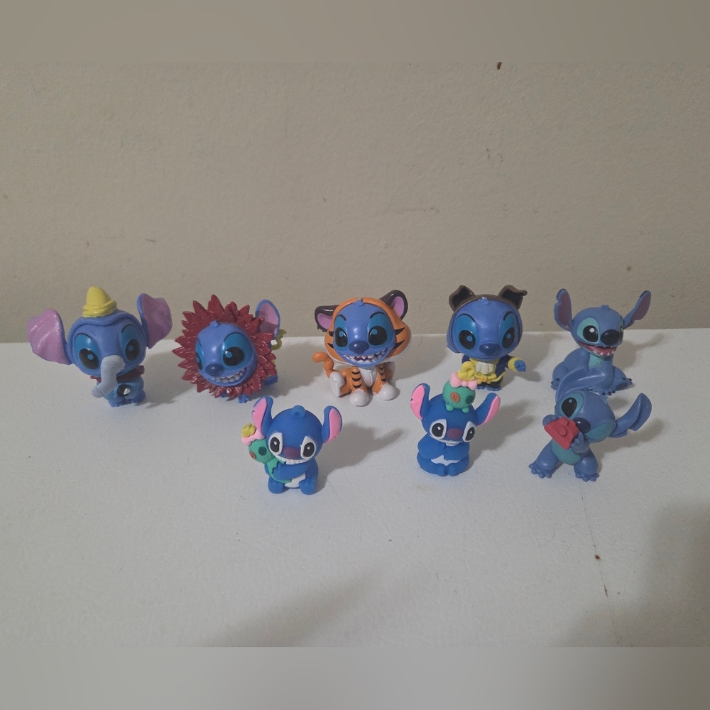 Disney Stitch in Costume collectibles Set Of 8